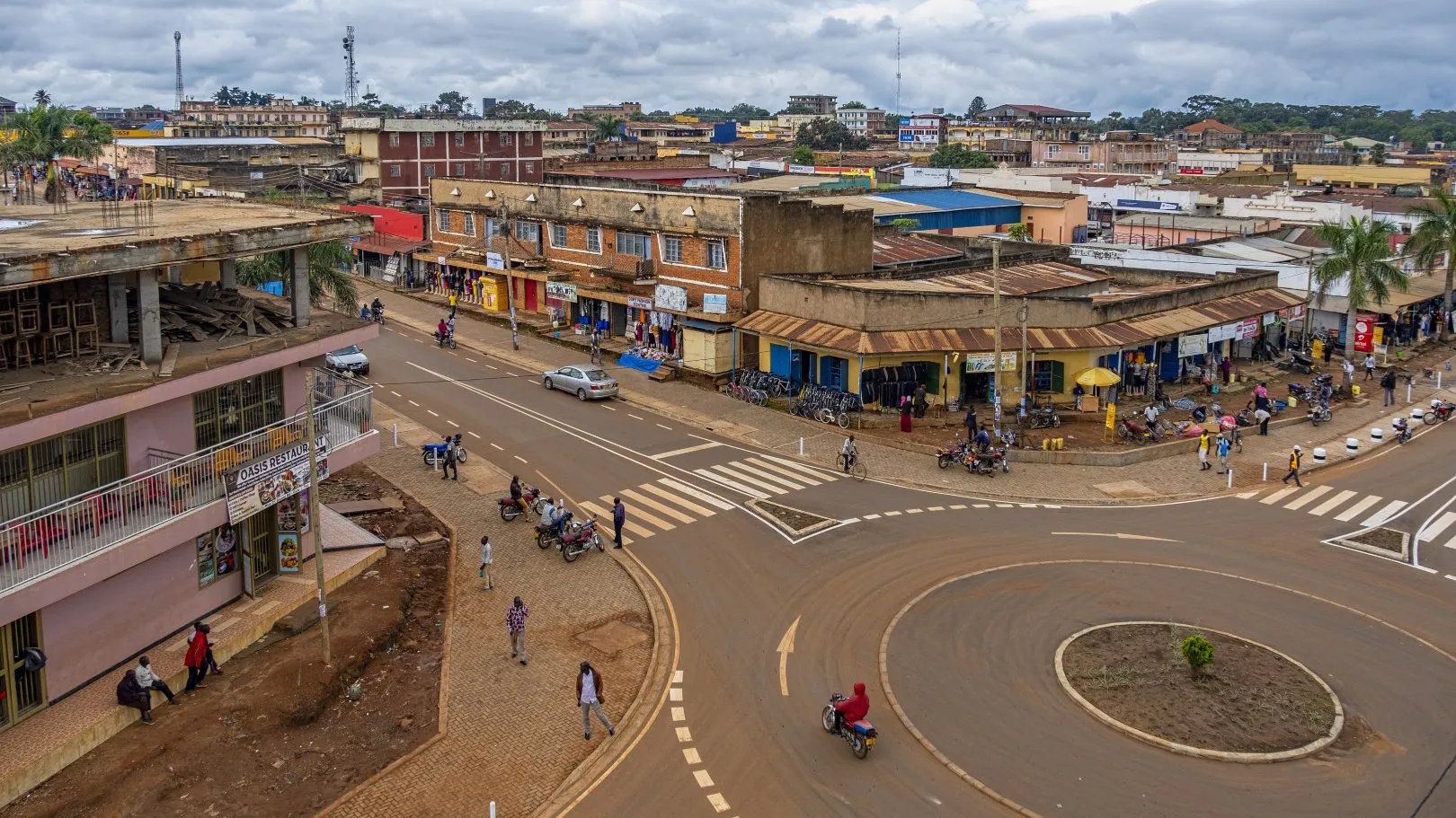 Downtown Gulu street scene